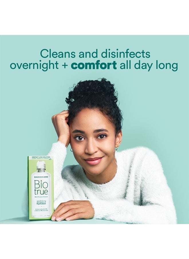 Biotrue Contact Lens Solution, Multi-Purpose Solution for Soft Contact Lenses, Lens Case Included, 10 FL OZ  - Image 2