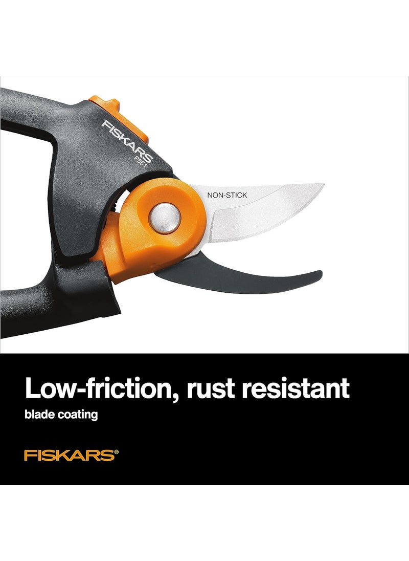 Fiskars - Fiskars Pruning Shears Bypass Pruner that Cuts Through Stems up to 34Inch PowerGear Technology For More Power on Every Cut - Image 1