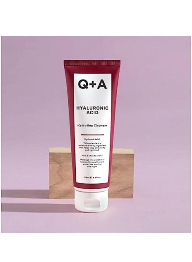 Q+A Hyaluronic Acid Facial Cleanser Hydrates, Cleanses And Smoothes Skin, Instead Of Feeling Dry-125ml - Image 3