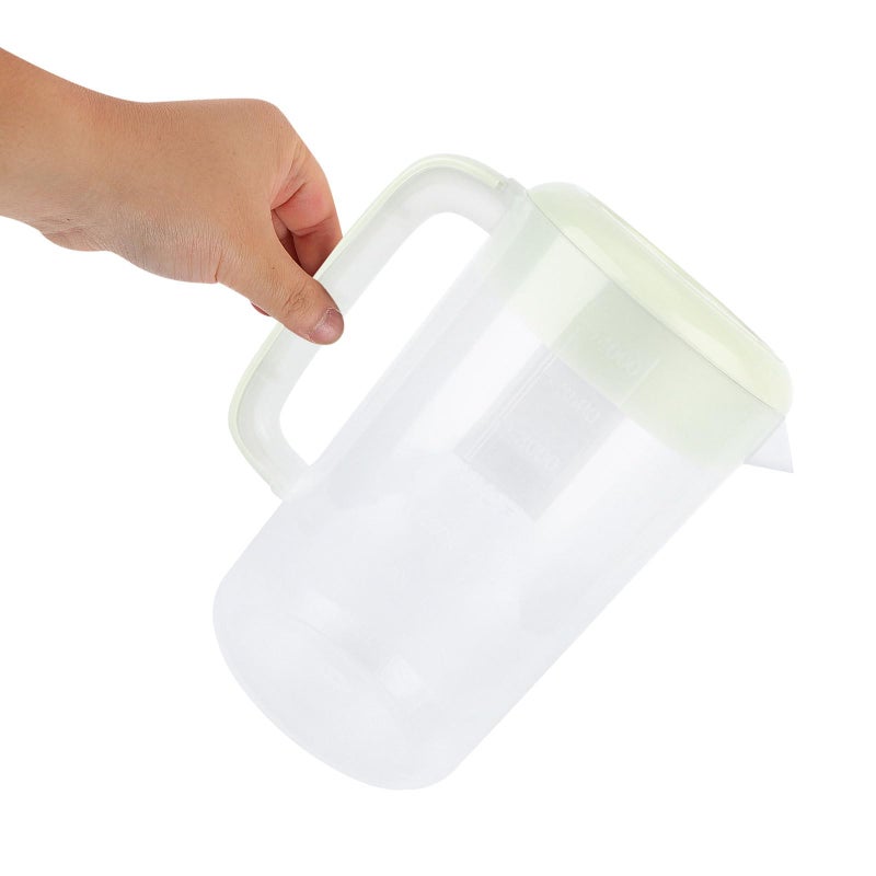 Large 4000ml Plastic Water Pitcher With Lid Measurement Scale For Home And Fridge - Image 2