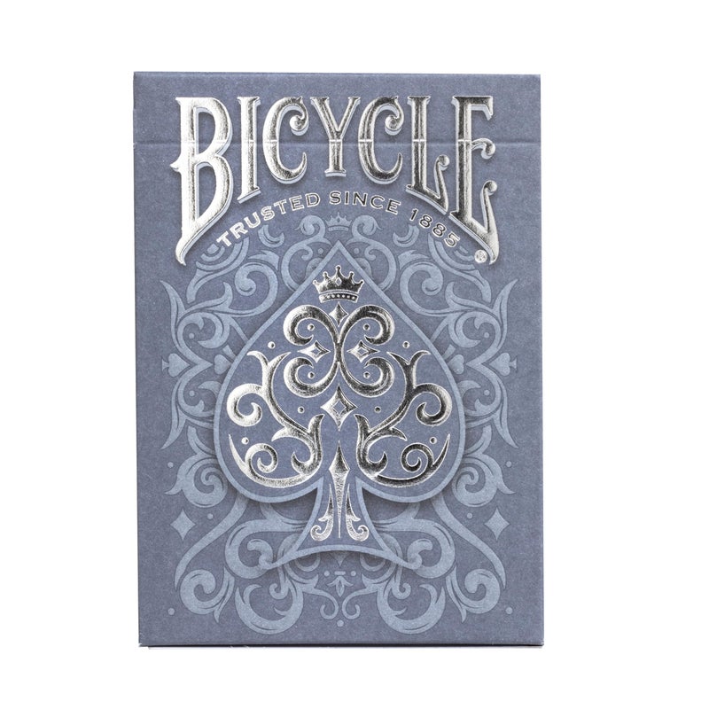 Bicycle Cinder Premium Playing Cards, Silver Smoke Foil, 1 Deck - Image 4