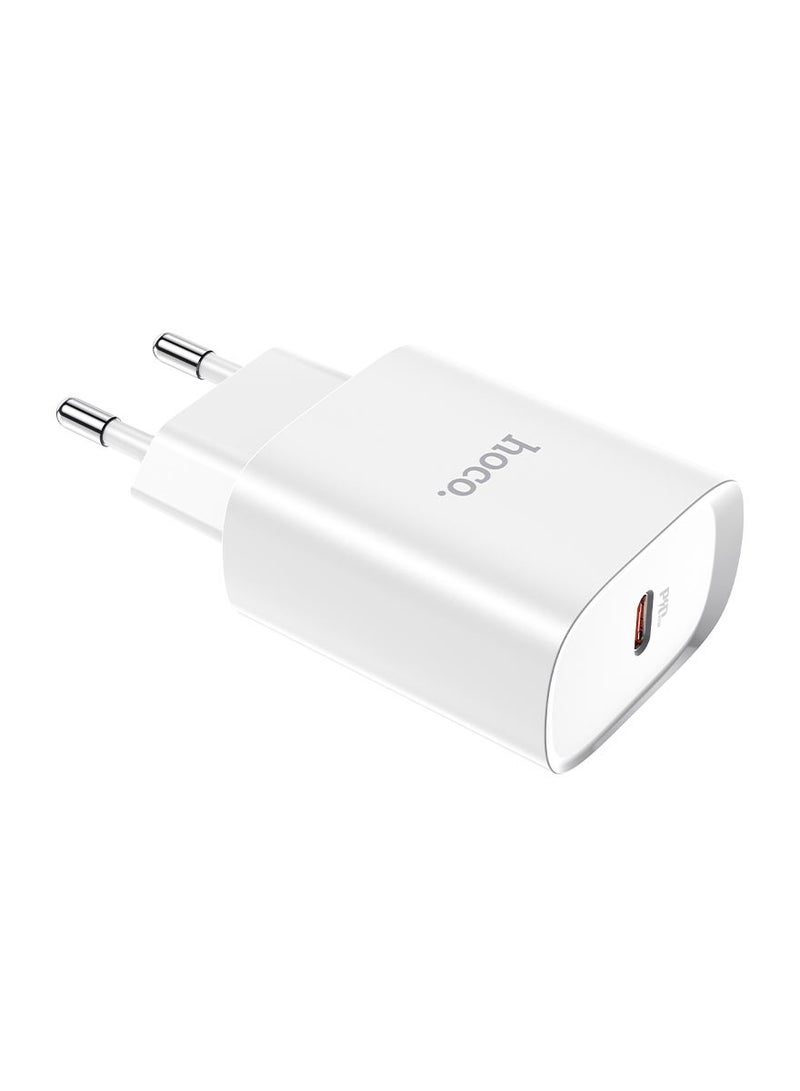 hoco. شاحن Hoco.N14 الذكي بمنفذ واحد PD20W بمقبس الاتحاد الأوروبي - Image 2