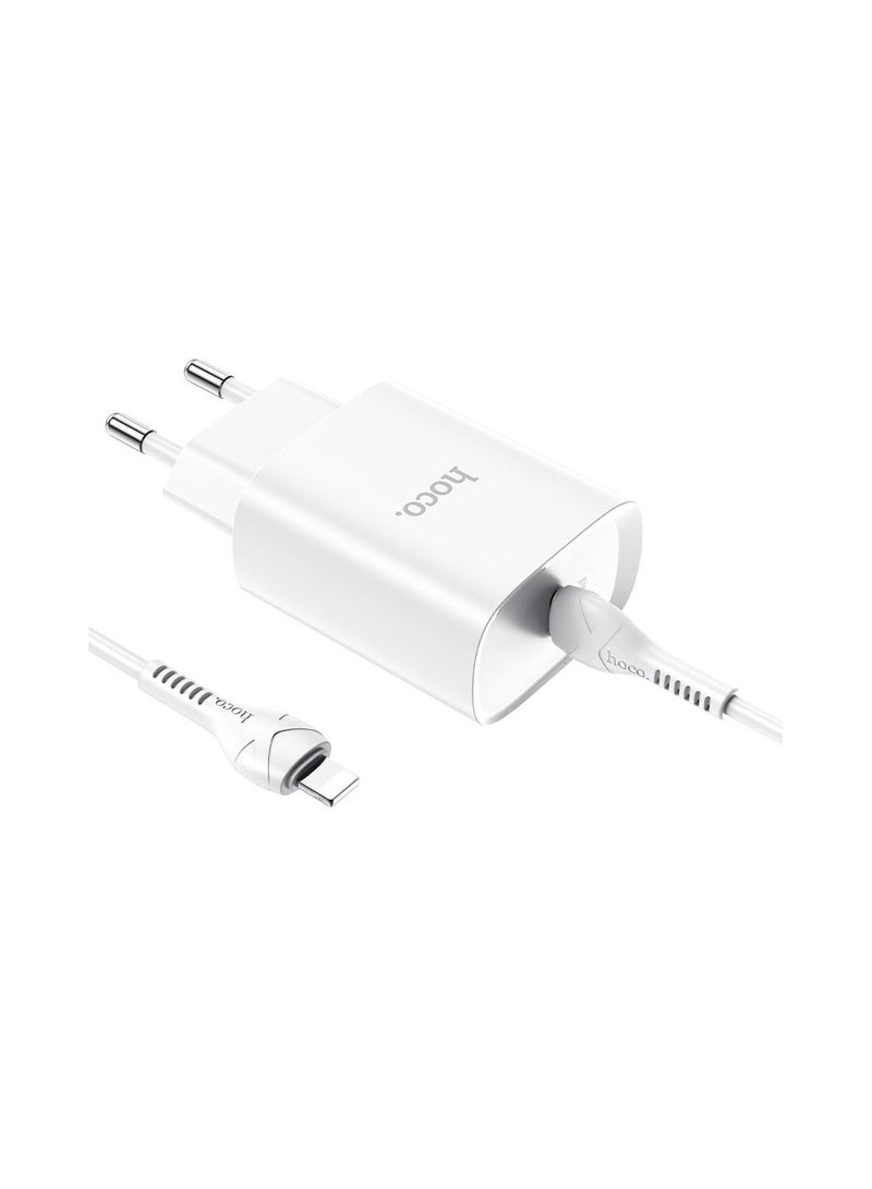 hoco. شاحن Hoco.N14 الذكي بمنفذ واحد PD20W بمقبس الاتحاد الأوروبي - Image 3