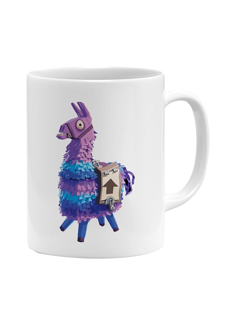LIT Fortnite Unicorn Printed Coffee Ceramic Mug - Image 1