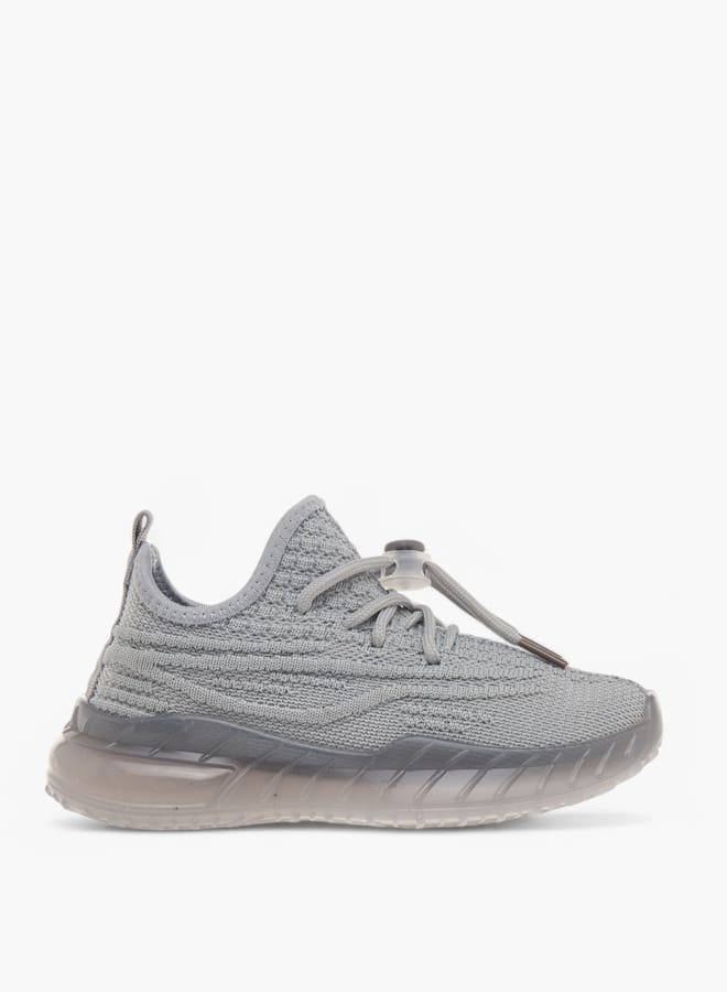 Oaklan by Shoexpress Boys Monotone Sports Shoes with Lace-Up Closure  - Image 3