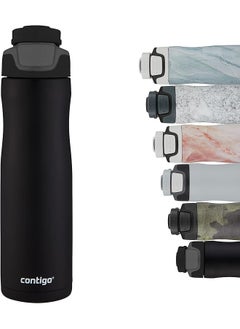 Contigo Drinking Bottle Autoseal Chill Matte Black  - Image 1
