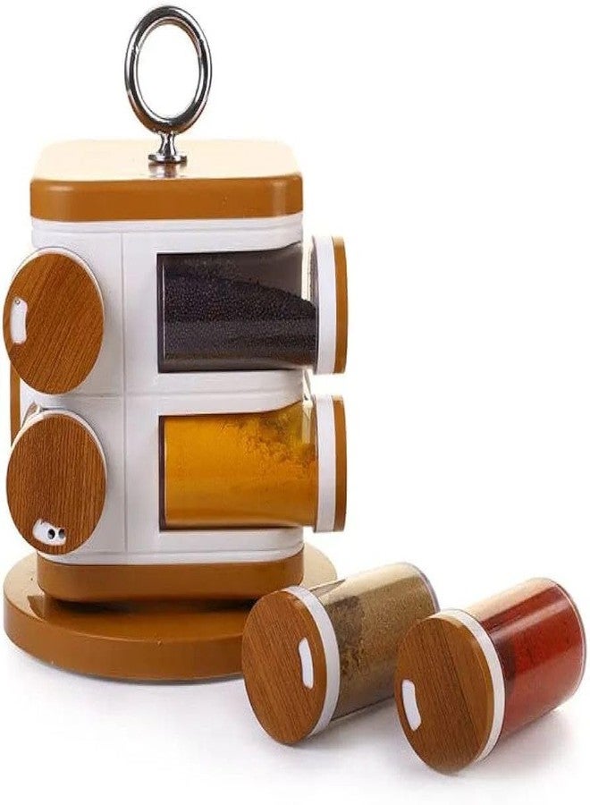 Cheet enterprise STOREWELL SPICE RACK Spices Storage Jar/Masala Box/Spice Rack/Condiment Masala Rack Container Set(8 PCS) - Image 2
