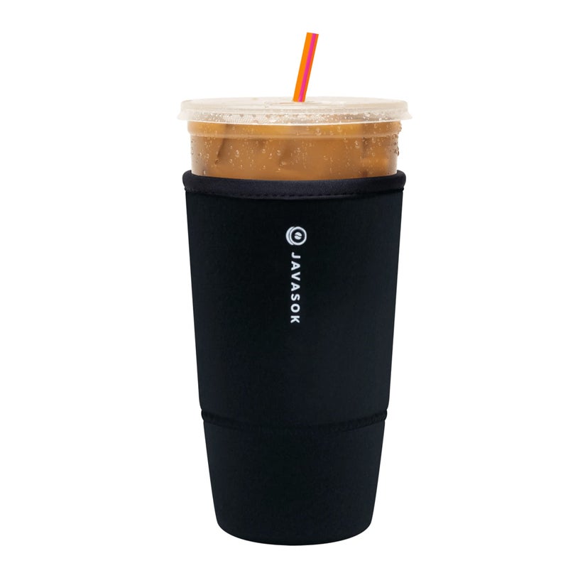 Sok It Java Sok Iced Coffee & Cold Soda Insulated Neoprene Cup Sleeve (Black  XXLarge: 44-48oz) - Image 1