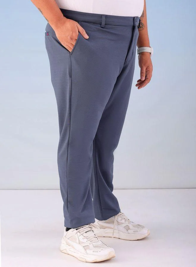 HARDSODA  Men Plus Size Regular Fit Self Design Mid-Rise Stretchable Chino Joggers for Men | Best Price UAE