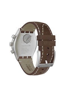 Swatch Leather Chronograph  Watch YVS455  - Image 2