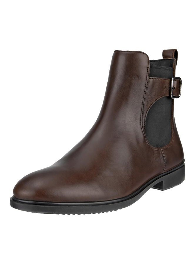 ECCO Women's Dress Classic Chelsea Buckle Ankle Boot, Potting Soil, 4-4.5 - Image 1