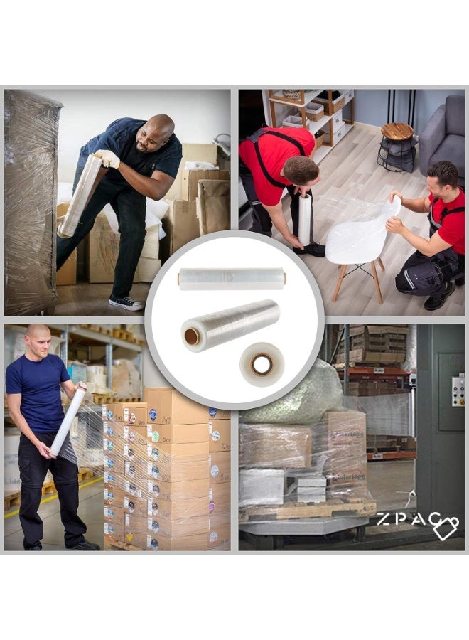 zpac 3 Transparent Industrial Stretch Film Roll,50cm, Durable and Flexible — 9 KG Weight. - Image 4