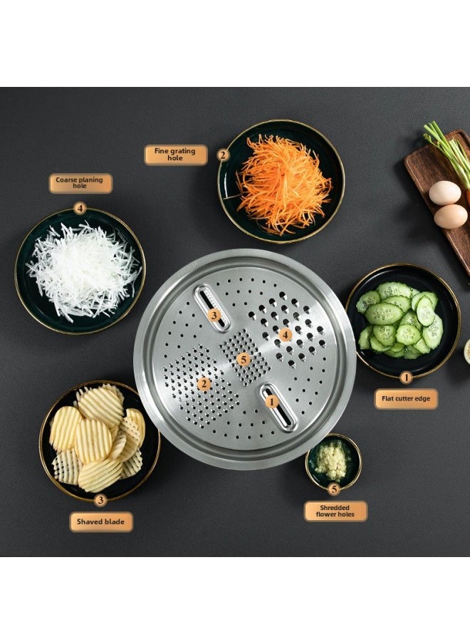 Generic - 304 Stainless Steel Basin Food Grade Thickened Grater Basin Rice Washing Sieve Kitchen Vegetable Washing Basin Draining Basin Egg Bowl With Lid-规格:304不锈钢沥水盆-颜色:22cm - Image 1