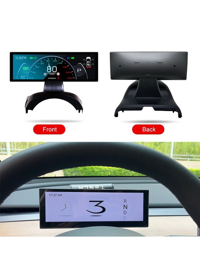 Generic Liquid crystal vehicle-mounted intelligent portable stereo wireless high-definition display vehicle head-up display  - Image 3