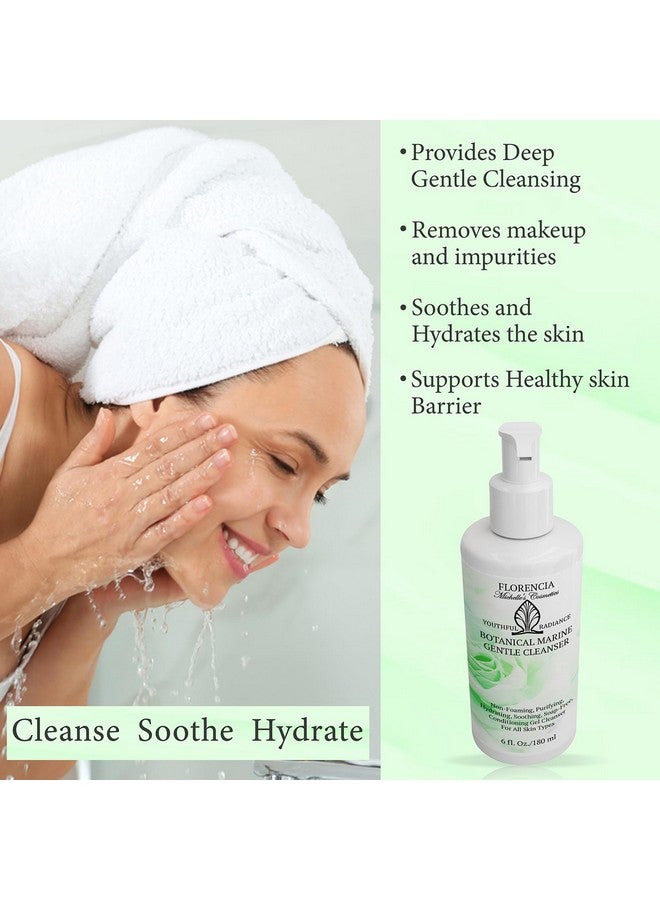 Florencia Botanical Marine Gentle Cleanser. Nonfoaming Soapfree Oil Free Deep Cleansing Hydrating Face Wash W/Marine Algae & Organic Botanicals. Sensitive Dry To Normal Skin. 6 Fl. Oz - Image 3