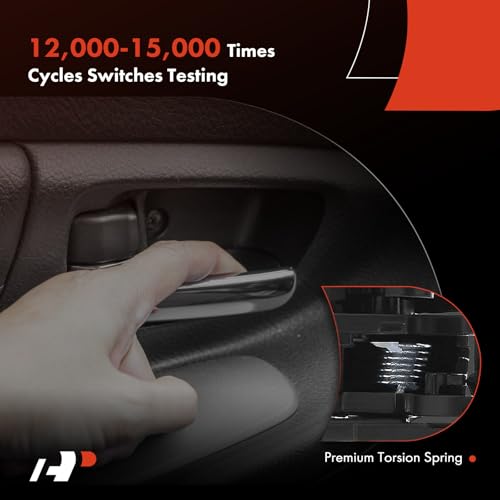 A-Premium Front or Rear Left Driver Side Interior Door Handle Compatible with Toyota Camry 2007-2011, RAV4 2006-2012, Textured Black, Replace# 69206-06040-C0, 69206-42030-B0 - Image 5