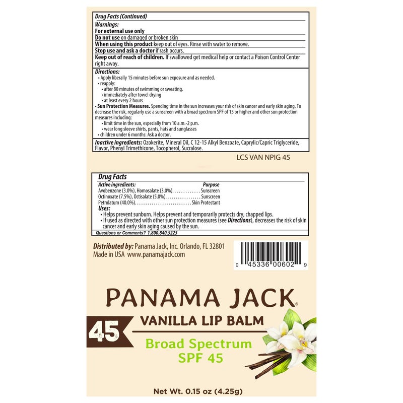 Panama Jack Sunscreen Lip Balm - SPF 45, Flavor Pack, Broad Spectrum UVA-UVB Sunscreen Protection, Prevents & Soothes Dry, Chapped Lips (5 Pack) - Image 4