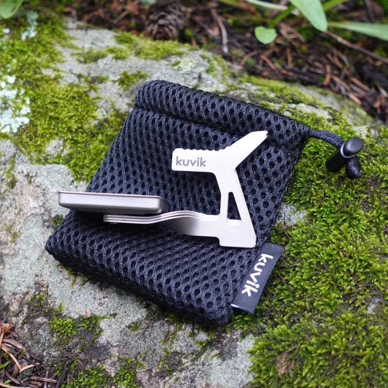 Kuvik Micro Titanium Solid Fuel Stove - Ultralight and Compact Stove for Backpacking, Camping, and Survival - Image 3