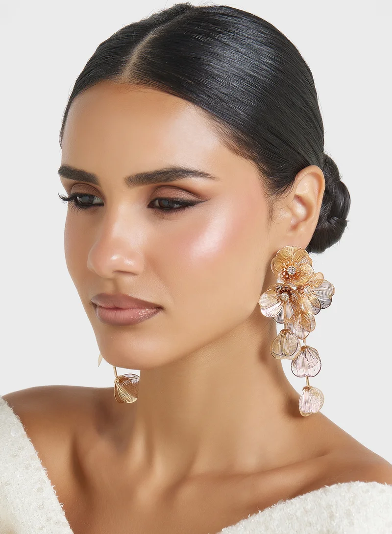 ايلا Floral Drop Earrings