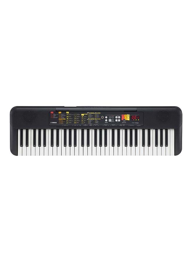 YAMAHA PSR-F52 Portable keyboard Black With PA-130 Power Adaptor - Image 1