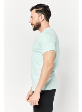 RBX Men Sportswear Fit Short Sleeve Outdoor T-Shirt, Mint Green  - Image 3