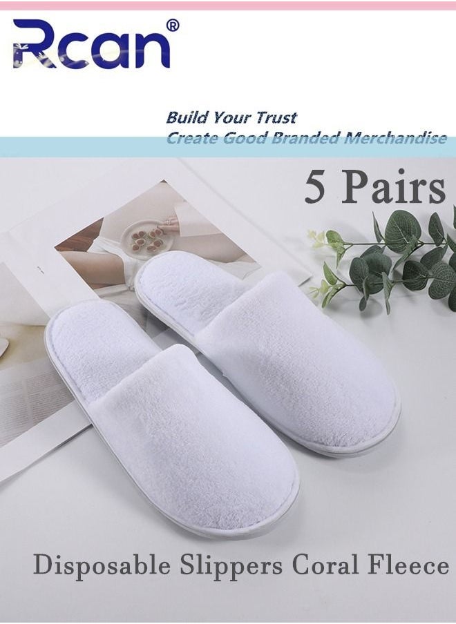 5 Pairs Disposable Adult Guests Slippers, Closed Toe Bulk for Shoeless Home Multicolor Cotton Slipper for Indoor Hotel SPA Travel - pzsku/ZFE187FC9E2CDB42A71C9Z/45/_/1693216500/1d36fd6f-638d-448c-b8da-0c19892604eb