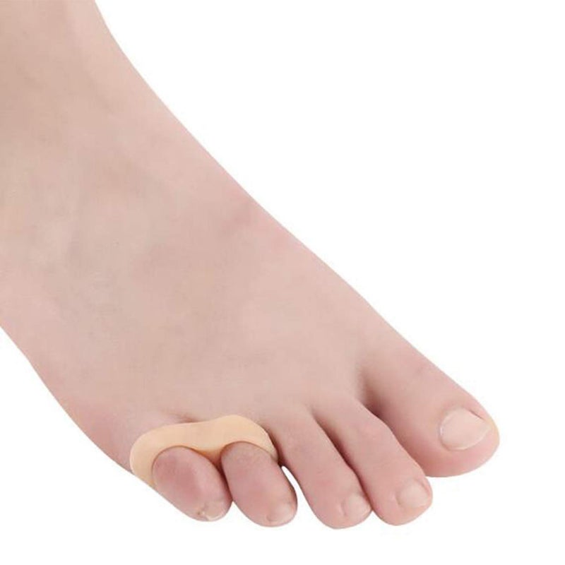 Yimanduo 10 Pcs Gel Little Toe Buddy Toe Corrector and Toe StraightenerTailors Bunion Pads Soft Gel Bunionette Pad Toe Protector Tailors Bunion Pain Relief - Image 3