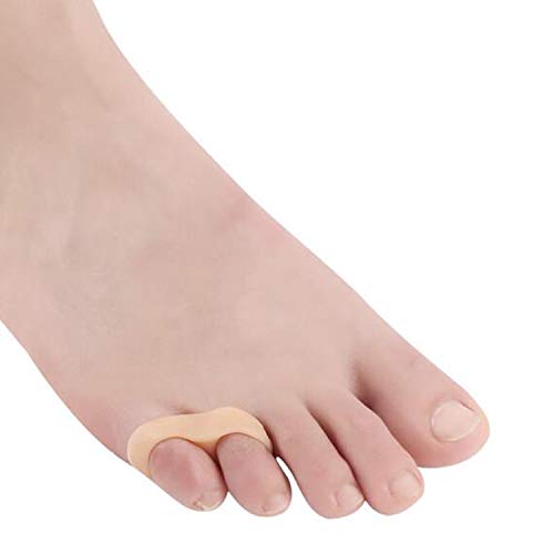Yimanduo 10 Pcs Gel Little Toe Buddy Toe Corrector and Toe StraightenerTailors Bunion Pads Soft Gel Bunionette Pad Toe Protector Tailors Bunion Pain Relief - Image 2