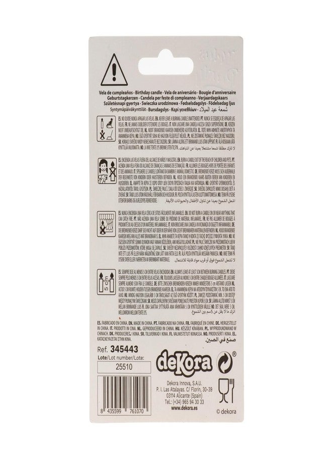 Dekora, Candy Coloured Decoration, Spiral Taper Candles, 6 Colours, 6 Candles - Image 5