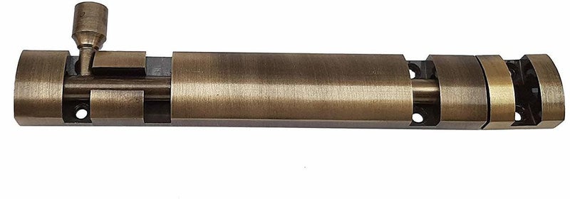 KURIC KURIC Premium Aluminum Tower Bolt 6 Inch Tower Bolt for Main Door and Bathroom Door Latch Kundi Chitkini Door Latch for Bedroom Tower Bolt for Home Offices Doors Windows Antique Pack of 4  - Image 3