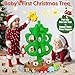 maysida Baby First Mini Christmas Tree for Kids Learning Toys Colorful Plastic Finger Puppets SnowmanElkSanta Tumblers for Toddlers New Xmas Gifts for Girls Boys Christmas Decorations Indoor - Image 4
