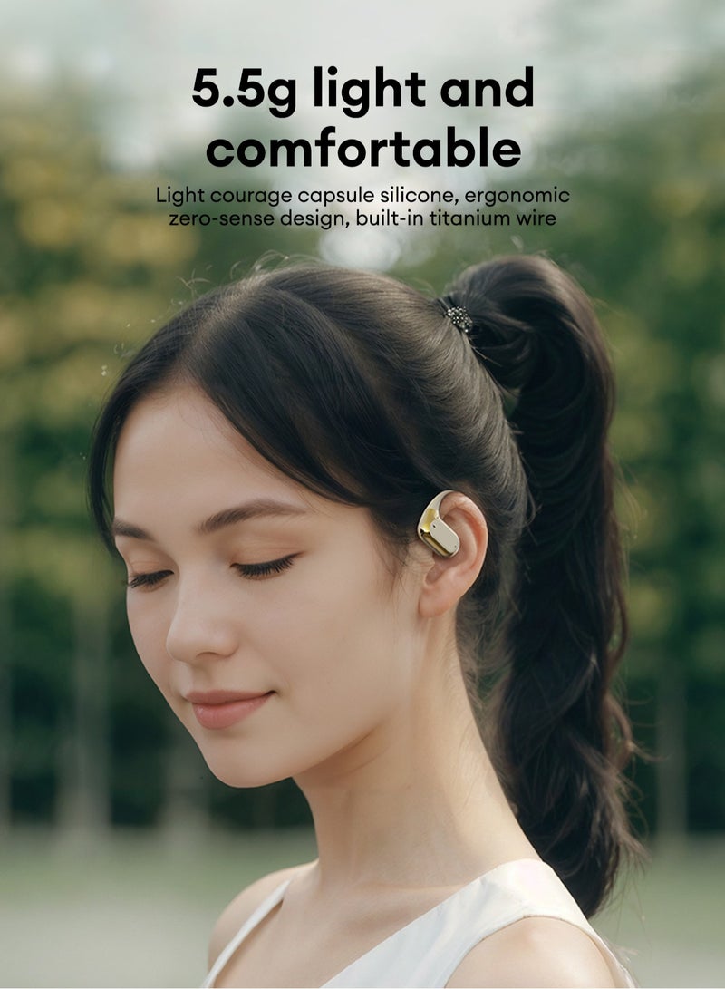 Icool Q11 Wireless Bluetooth Headset - Beige - Image 4
