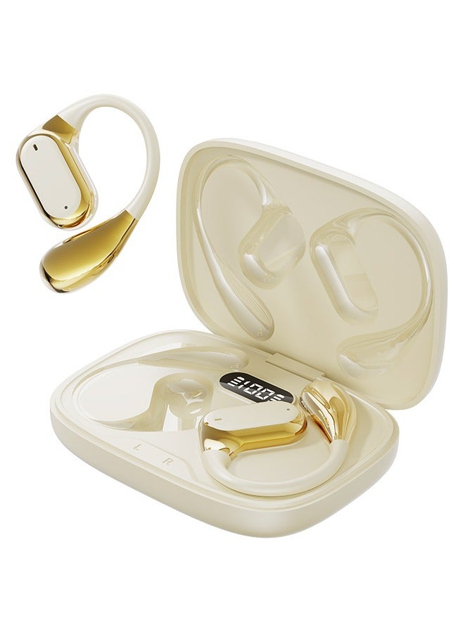 Icool Q11 Wireless Bluetooth Headset - Beige - Image 1