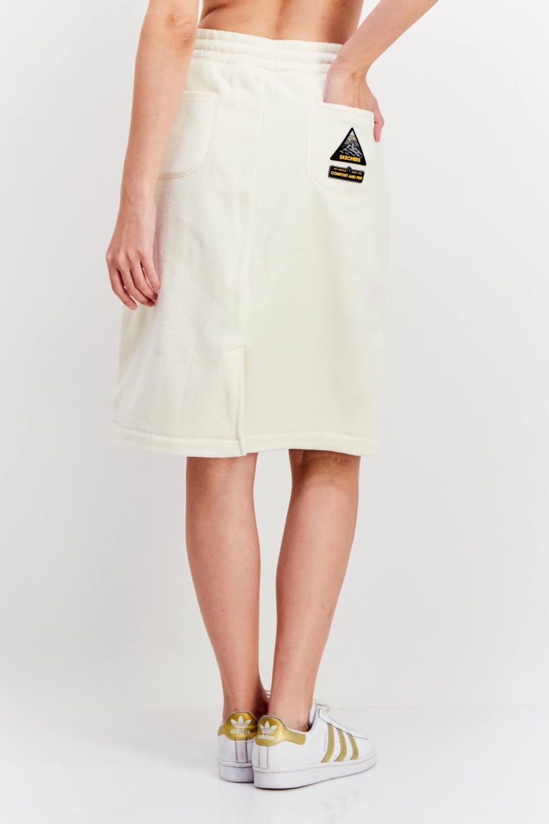 SKECHERS Women Sportswear Fit Outdoor Skirt, Cream - Image 2