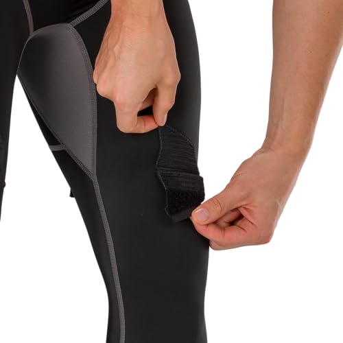 Shock Doctor Boys Compression Hockey Pant wProtective Cup Youth Multi - Image 3