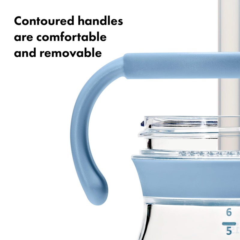 OXO Tot Transitions Straw Cup with Removable Handles - 6 oz. - Dusk - Image 4