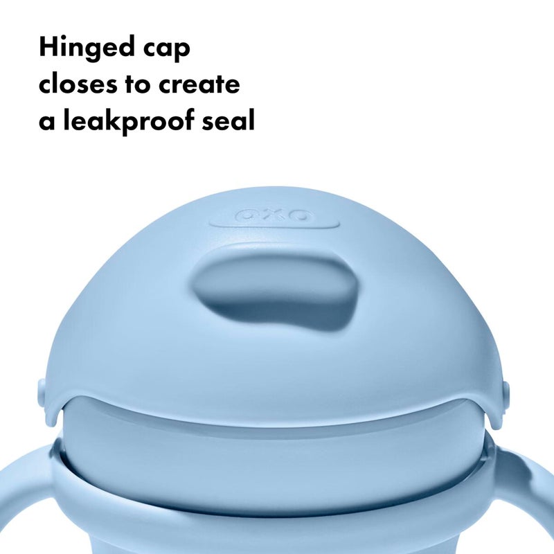 OXO Tot Transitions Straw Cup with Removable Handles - 6 oz. - Dusk - Image 5