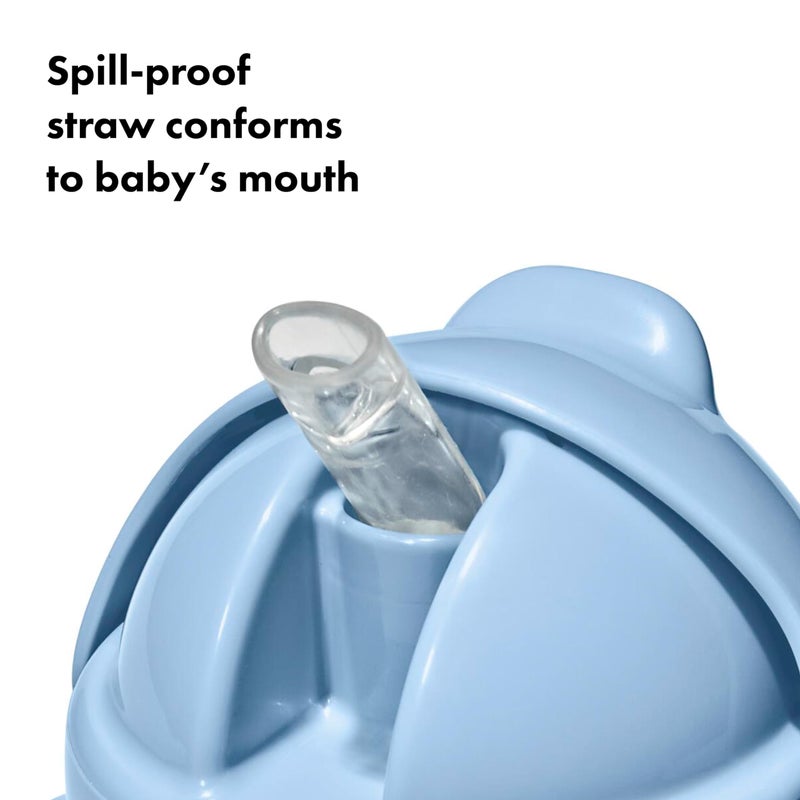 OXO Tot Transitions Straw Cup with Removable Handles - 6 oz. - Dusk - Image 2