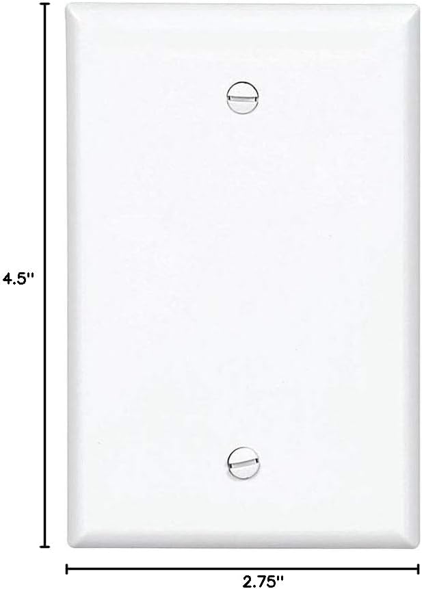 cooper EATON Wiring PJ13W Blank Mid Size Wall Plate - Image 2