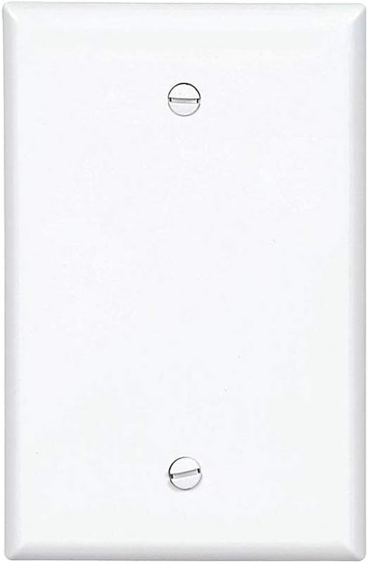 cooper EATON Wiring PJ13W Blank Mid Size Wall Plate - Image 1