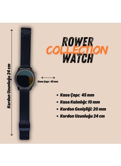 ROWER Digital LED Display Unisex Mesh Band Watch Waterproof  - Image 4