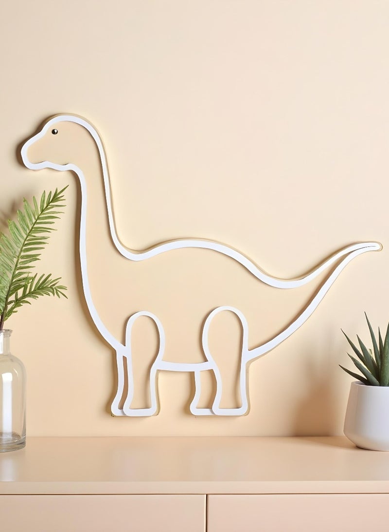 IDesign Brontosaurus Neon Wall Art (30cm x 37cm) - Image 1