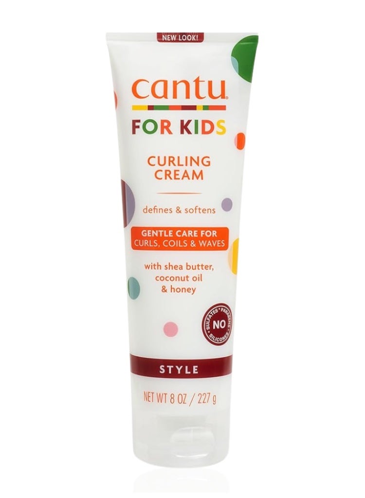 Cantu Care for Kids Curling Cream 8oz – Gentle Moisture & Curl Definition for Children's Natural Hair 100ml - Image 1