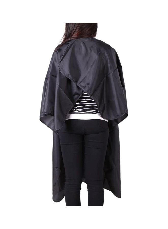 NIBEMINENT Salon Cutting Cape Black - Image 2