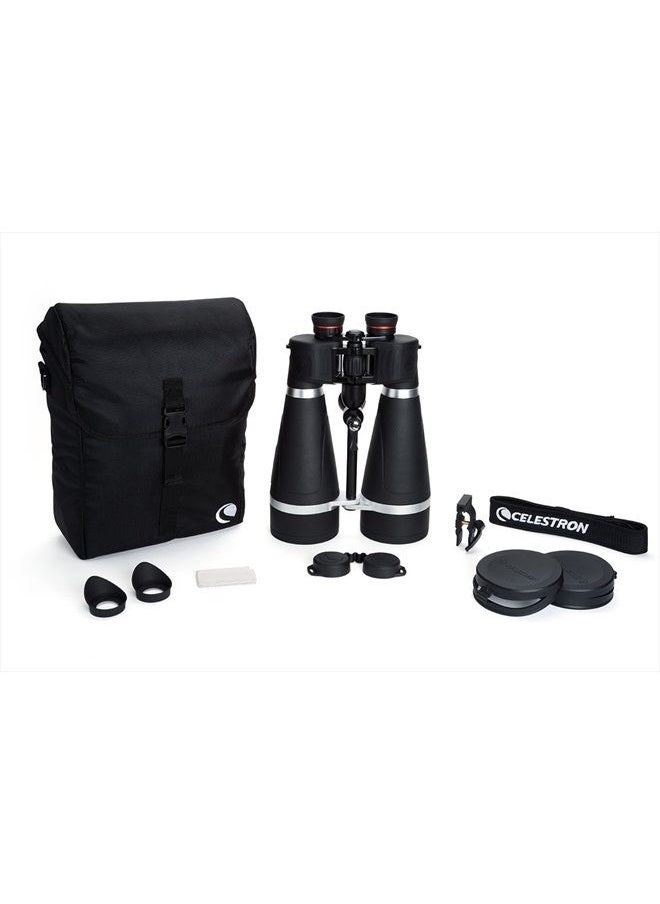 Celestron - – SkyMaster Pro 20x80 Binocular – Outdoor and Astronomy Binocular – Large Aperture for Long Distance Viewing – Fully Multi-coated XLT Coating – Tripod Adapter and Carrying Case Included - Image 1