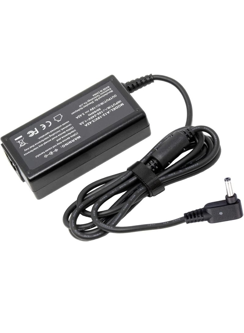 65W Charger - 4.0 x 1.35mm - Adapter for ASUS Zenbook Vivobook 14 15 S14 S15 E203m E203n E406ma S200e S510u UX305 UX305c UX305f UX310 UX310u UX410u UX430u X102b X405u X453m X540l X540s X553m X553s