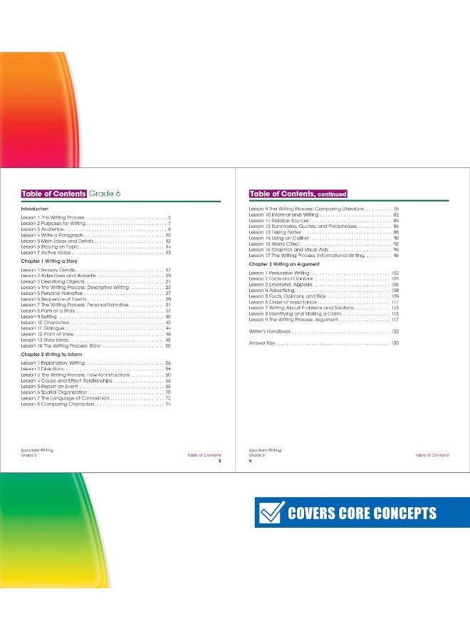Spectrum Writing, Grade 6: Volume 40 - Image 3
