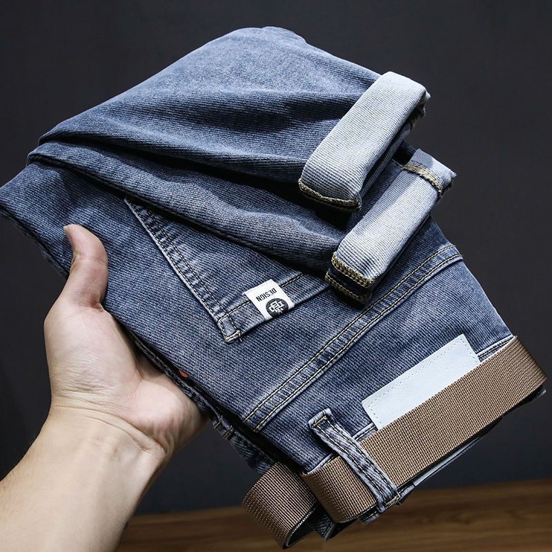 Unisex Casual Daily Denim Jeans - Image 1
