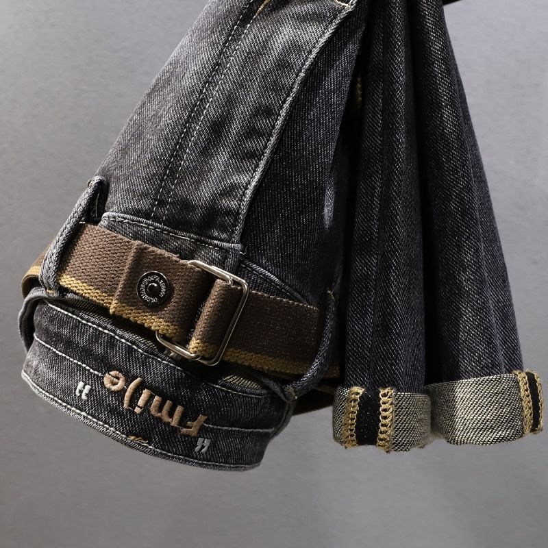 Unisex Casual Daily Denim Jeans - Image 3