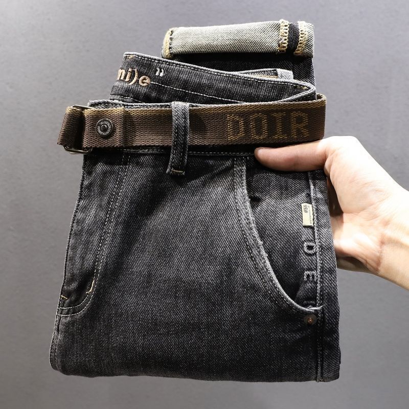Unisex Casual Daily Denim Jeans - Image 2